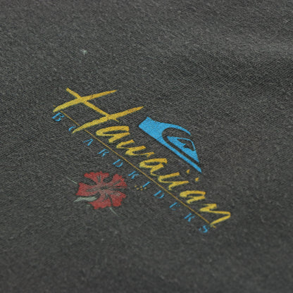 Vintage QUICKSILVER Y2K Hawaiian USA Made Single Stitch T-Shirt (L)