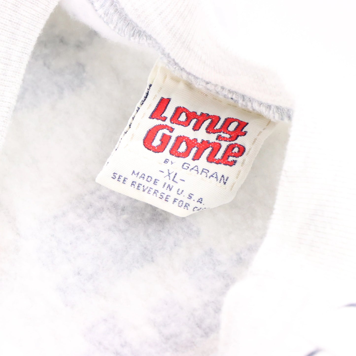 Vintage 1990 NY YANKEES MLB 'Long Gone' All Over Print Striped Baseball Sweatshirt (XL)