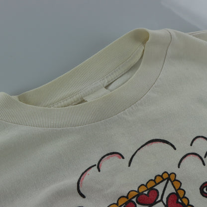 Vintage 1994 Betty Boop Valentine's Bathtub Retro White Tee (XL)