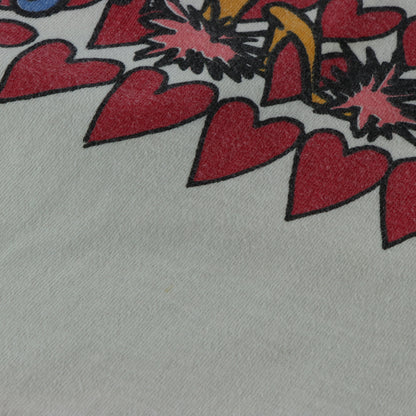 Vintage 1994 Betty Boop Valentine's Bathtub Retro White Tee (XL)