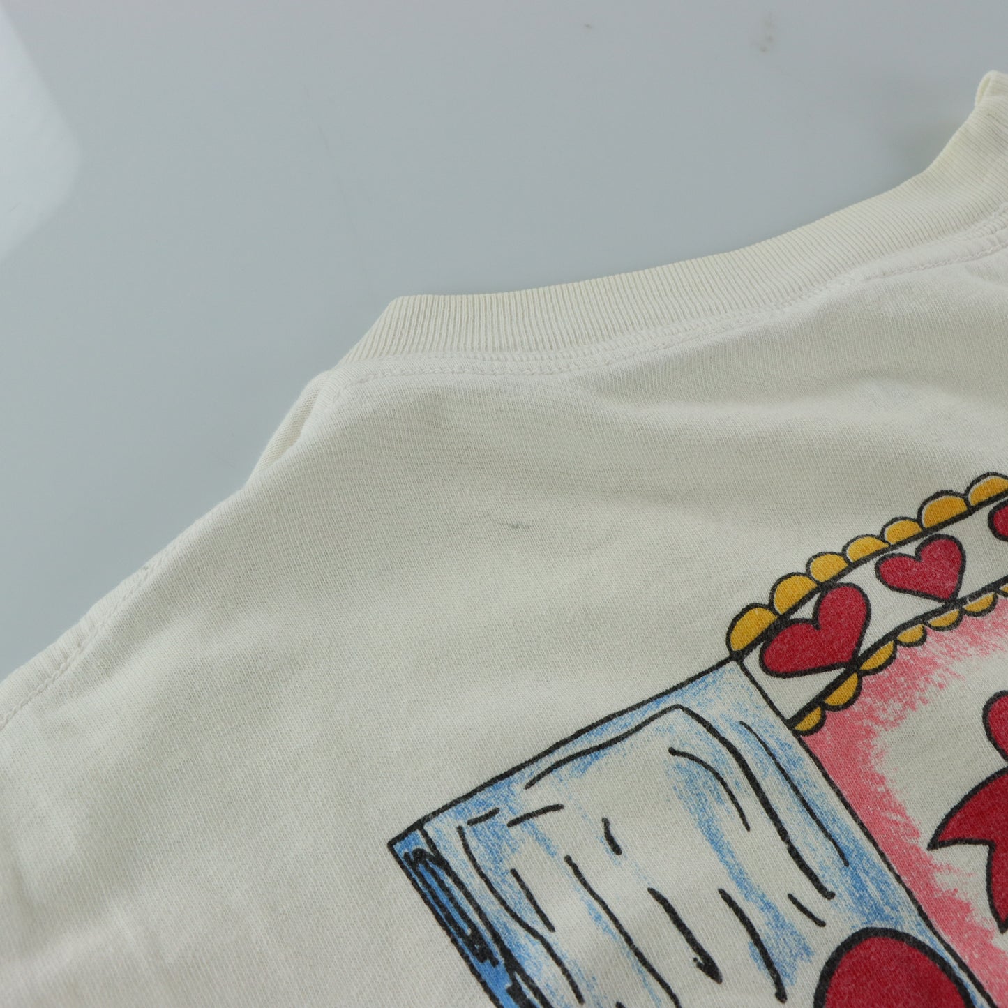 Vintage 1994 Betty Boop Valentine's Bathtub Retro White Tee (XL)