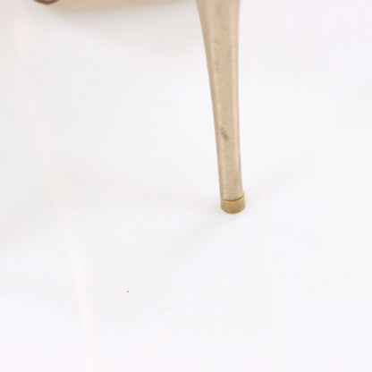 Vintage VALENTINO GARVANI Gold Bow Platform Italy Made High Heels (39)