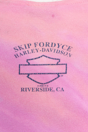 HARLEY DAVIDSON 'Biker Chic' Colourful Tank Top USA Made (Women's M)