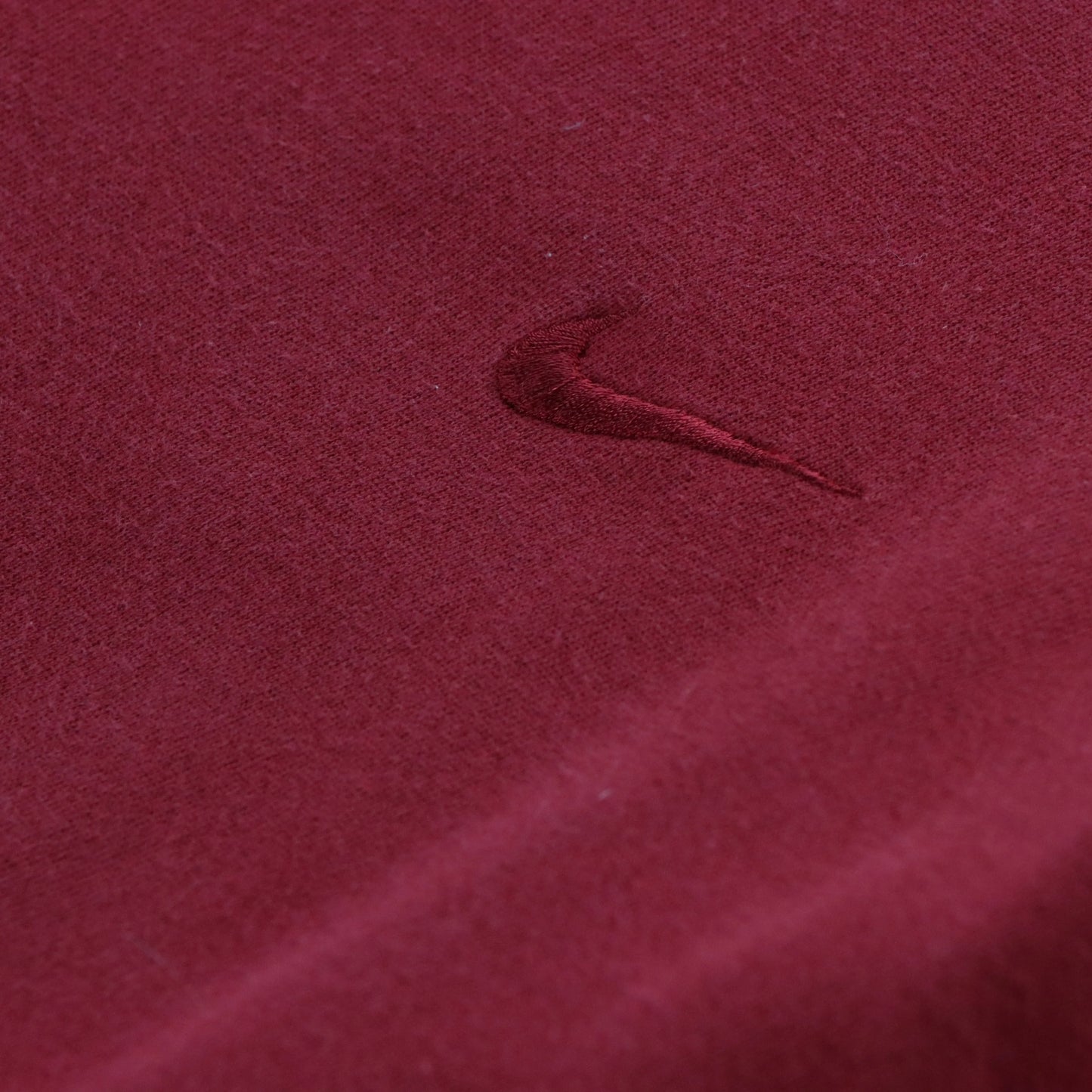 Vintage 90's NIKE Embroidered Swoosh USA Made Monochromatic Red Sweatshirt (L)