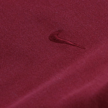 Vintage 90's NIKE Embroidered Swoosh USA Made Monochromatic Red Sweatshirt (L)