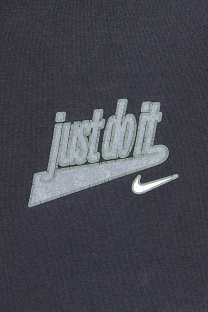 NIKE 90s "Just Do It" Centre Swoosh Logo T-Shirt USA Made (L)