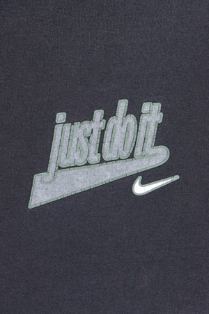 NIKE 90s "Just Do It" Slogan Swoosh Logo T-Shirt USA Made (L)
