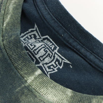 ELITE MMA Y2K Angel Sword Grunge All Over Front Print T Shirt (XL)