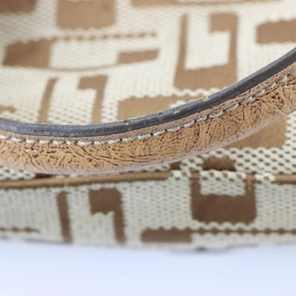 Vintage GUESS Studded Logo Brown & Cream Y2K Mini Bag
