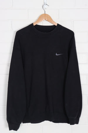 NIKE Black & Grey Embroidered Sweatshirt (XL)