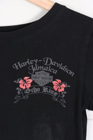 HARLEY DAVIDSON Jamaica 3D Felt & Glitter Baby Tee (Women's S)