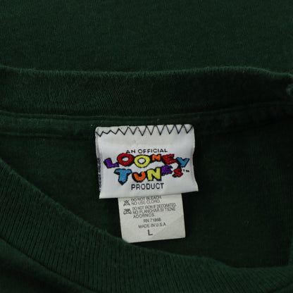 1995 LOONEY TUNES Warner Brothers Taz 'Try & Jingle This' T-Shirt (L)