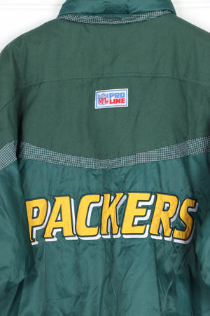 NFL Green Bay Packers Filled Parker Jacket with Retractable Hood (XL)