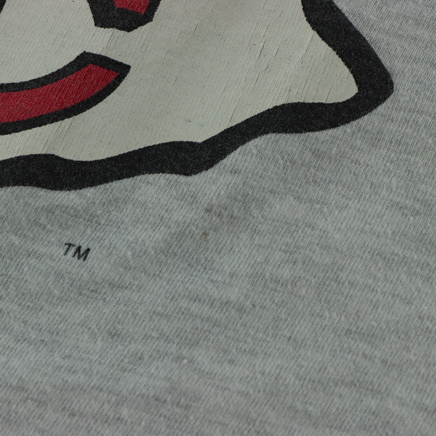 Vintage 1995 Kansas City Chiefs Light Heather Grey Single Stitch Football Tee (L)