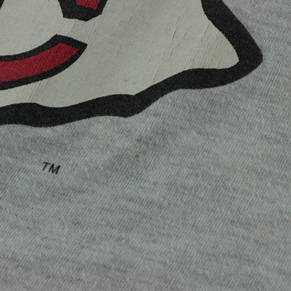 Vintage 1995 Kansas City Chiefs Light Heather Grey Single Stitch Football Tee (L)