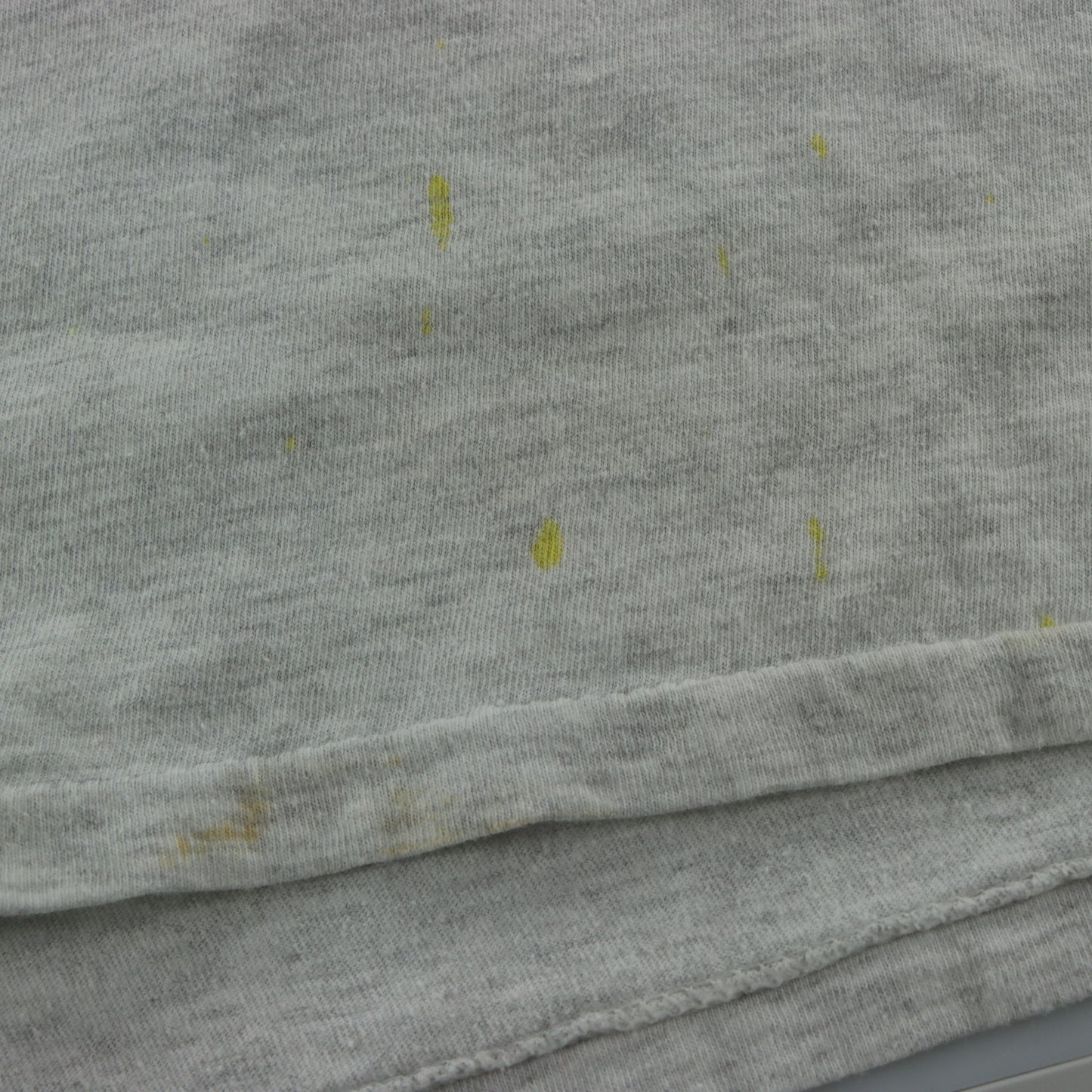 Vintage 1995 Kansas City Chiefs Light Heather Grey Single Stitch Football Tee (L)