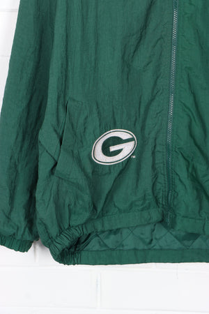 NFL Green Bay Packers Hooded Windbreaker Jacket Korea Made (XL-XXL)