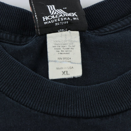 HARLEY DAVIDSON Maui Hawaii Black USA Made Double Sided T-Shirt (XL)