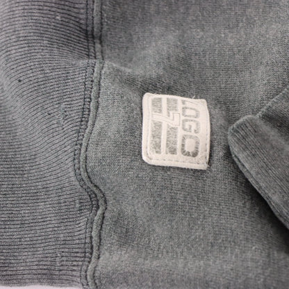 Vintage CHICAGO BULLS 90'S Basketball Embroidered Grey NBA Sweatshirt (XL)