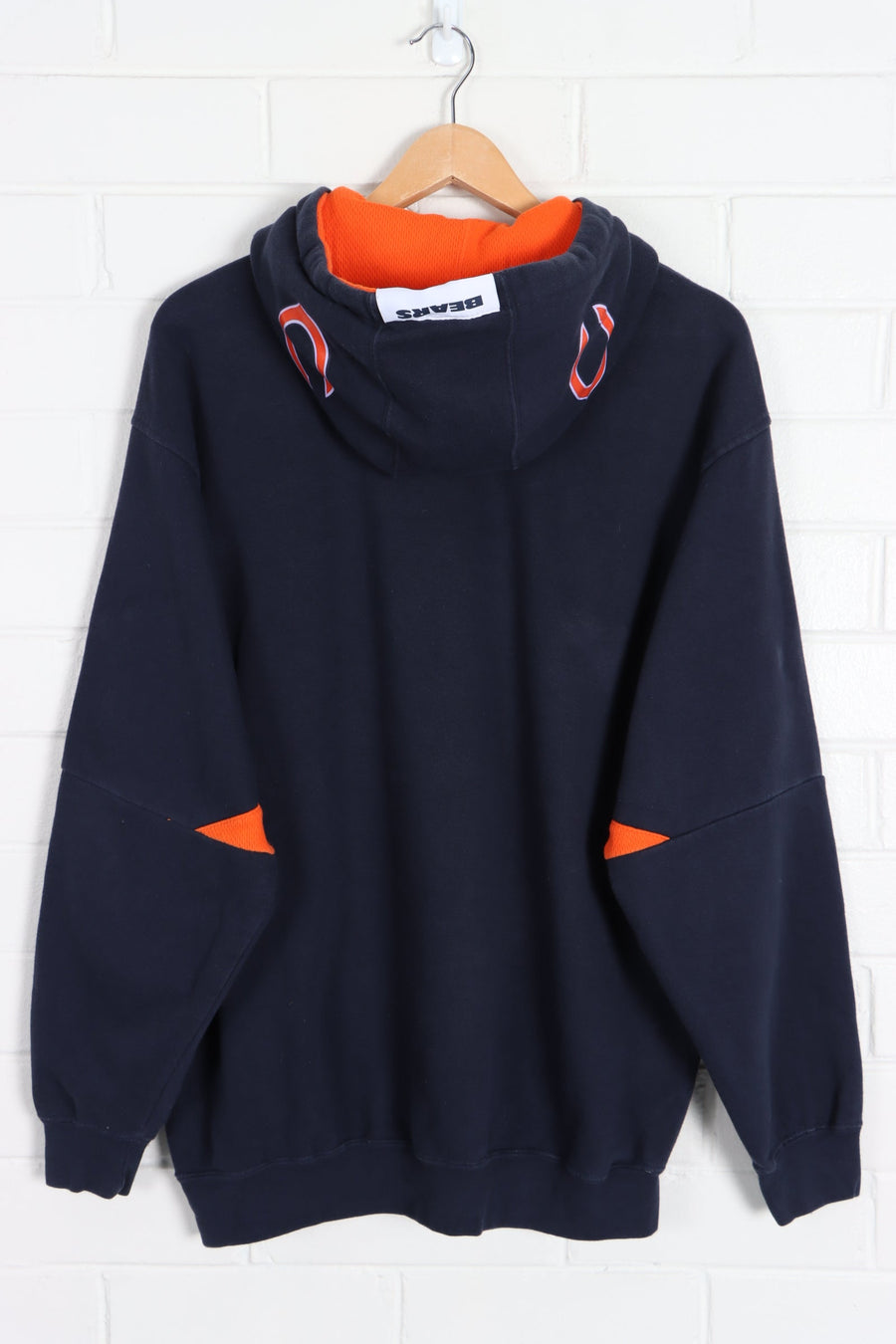 NFL Chicago Bears Spell Out Hoodie with Sleeve Pocket (L)