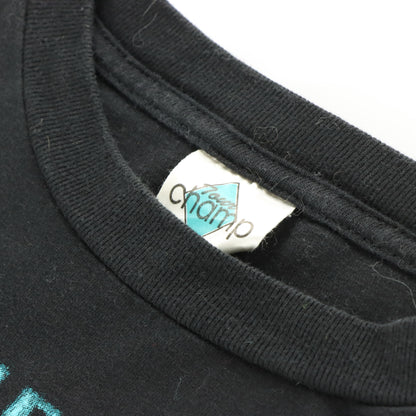 1995 Vintage X-Files 'Deny Everything' Television Series Black T-Shirt (XL)