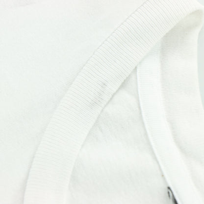 NIKE Embroidered Swoosh Logo Greece Made White & Black Tee (XXL)