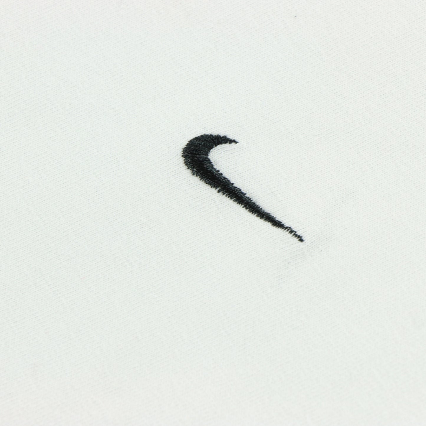 NIKE Embroidered Swoosh Logo Greece Made White & Black Tee (XXL)