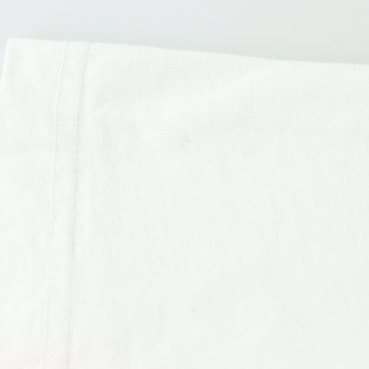 NIKE Embroidered Swoosh Logo Greece Made White & Black Tee (XXL)