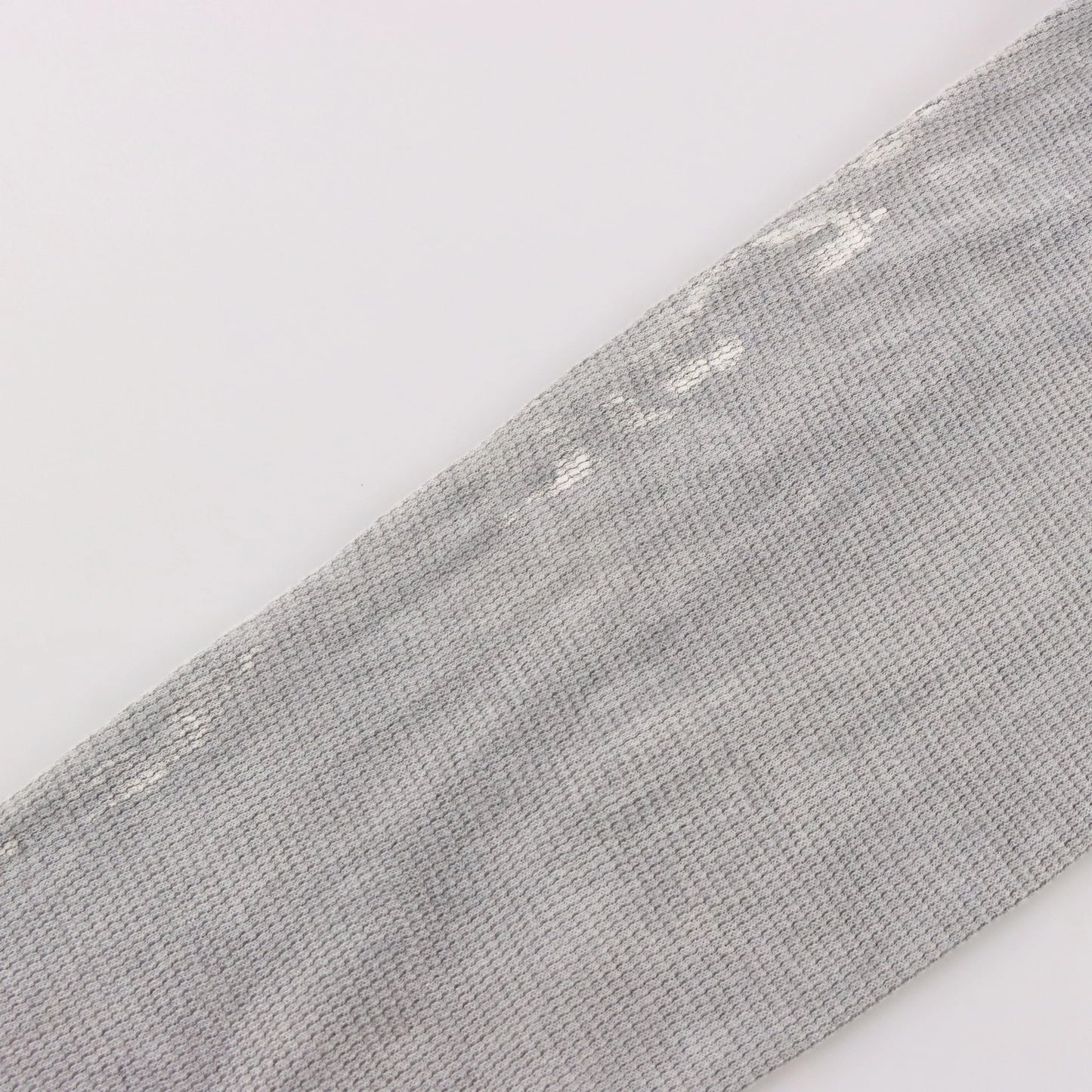 Vintage AFFLICTION Distressed Y2K Grey Velvet Cross Detail USA Made Waffle Thermal Long Sleeve Tee (XL)
