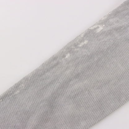 Vintage AFFLICTION Distressed Y2K Grey Velvet Cross Detail USA Made Waffle Thermal Long Sleeve Tee (XL)