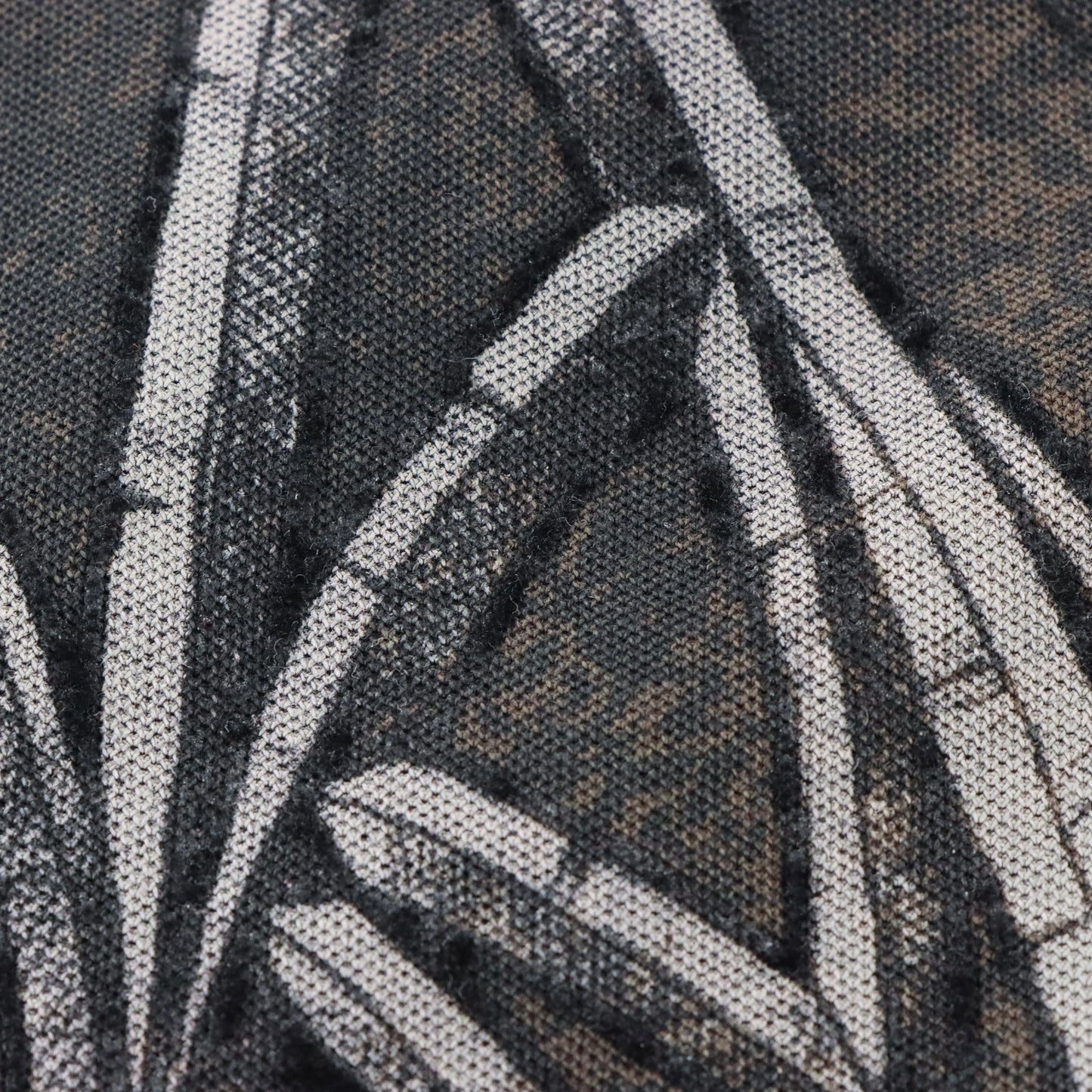 Vintage AFFLICTION 'Cathedral Series' USA Made Y2K Black & Brown Polo Shirt (XL)
