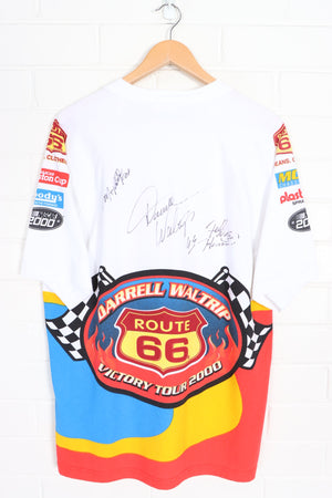 NASCAR Darrell Waltrip Victory Tour 2000 SIGNED T-Shirt USA Made (L)