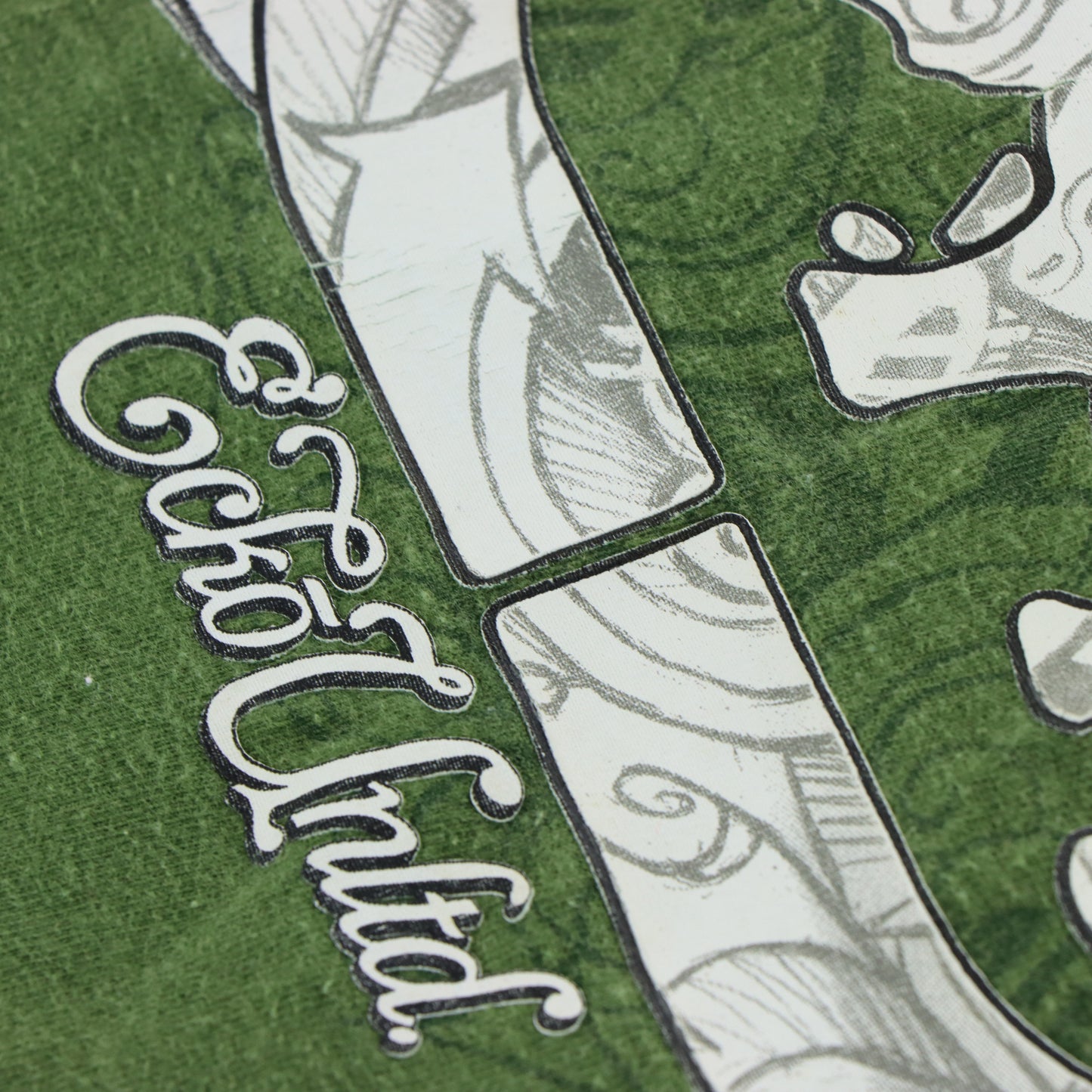 ECKO UNLTD Y2K Grunge Centre Logo Green T Shirt (XL-XXL)