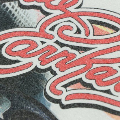 DALE EARNHARDT NASCAR All Over Print White Racing Tee (XL)