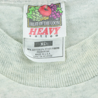 Vintage 1997 Howdy Doody & Buffalo Bob USA Made Light Grey T-Shirt (XL TALL)