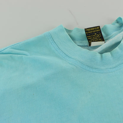 BODY GLOVE Neon All Over Print Retro 80's Surfing Tee (L)