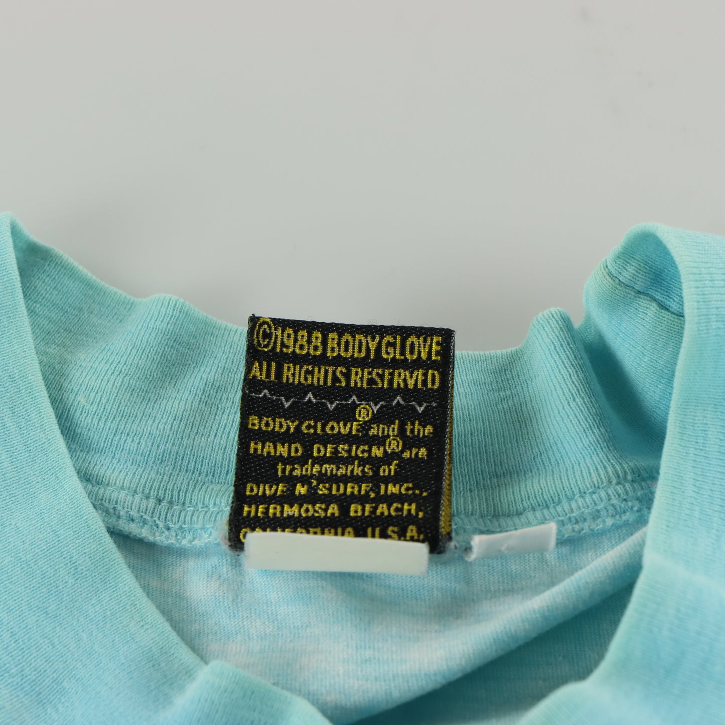 BODY GLOVE Neon All Over Print Retro 80's Surfing Tee (L)