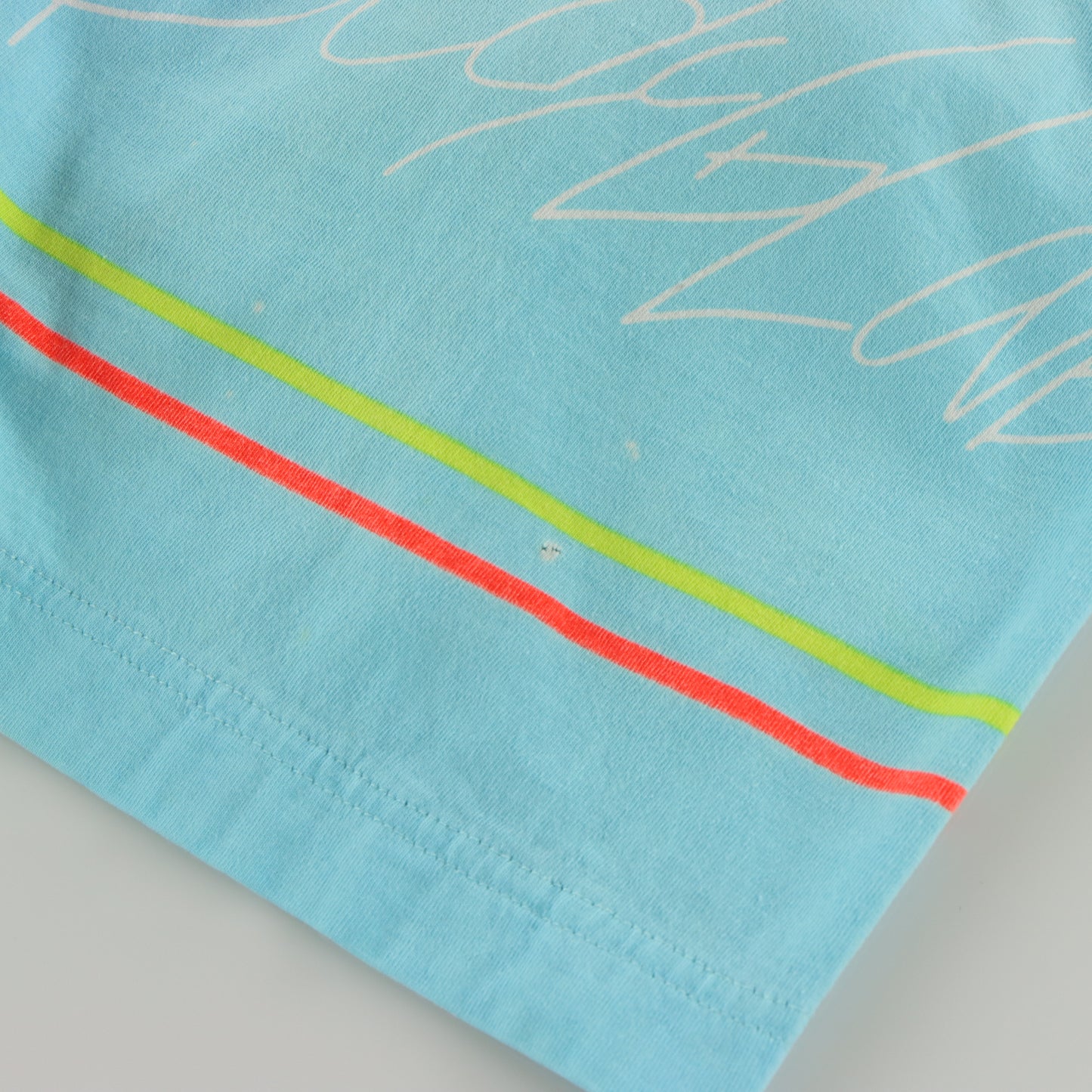 BODY GLOVE Neon All Over Print Retro 80's Surfing Tee (L)
