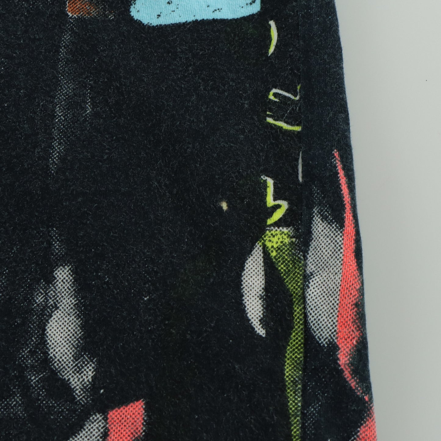 BODY GLOVE Neon All Over Print Retro 80's Surfing Tee (L)