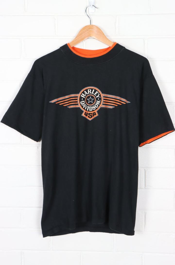 HARLEY DAVIDSON Thiel's Wheels Layered T-Shirt (M)