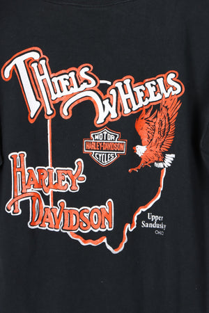 HARLEY DAVIDSON Thiel's Wheels Layered T-Shirt (S-M)