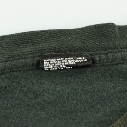 Chupacabras "Mi Tierra Es Mexico" Dark Grey Single Stitch T-Shirt USA Made (L-XL)