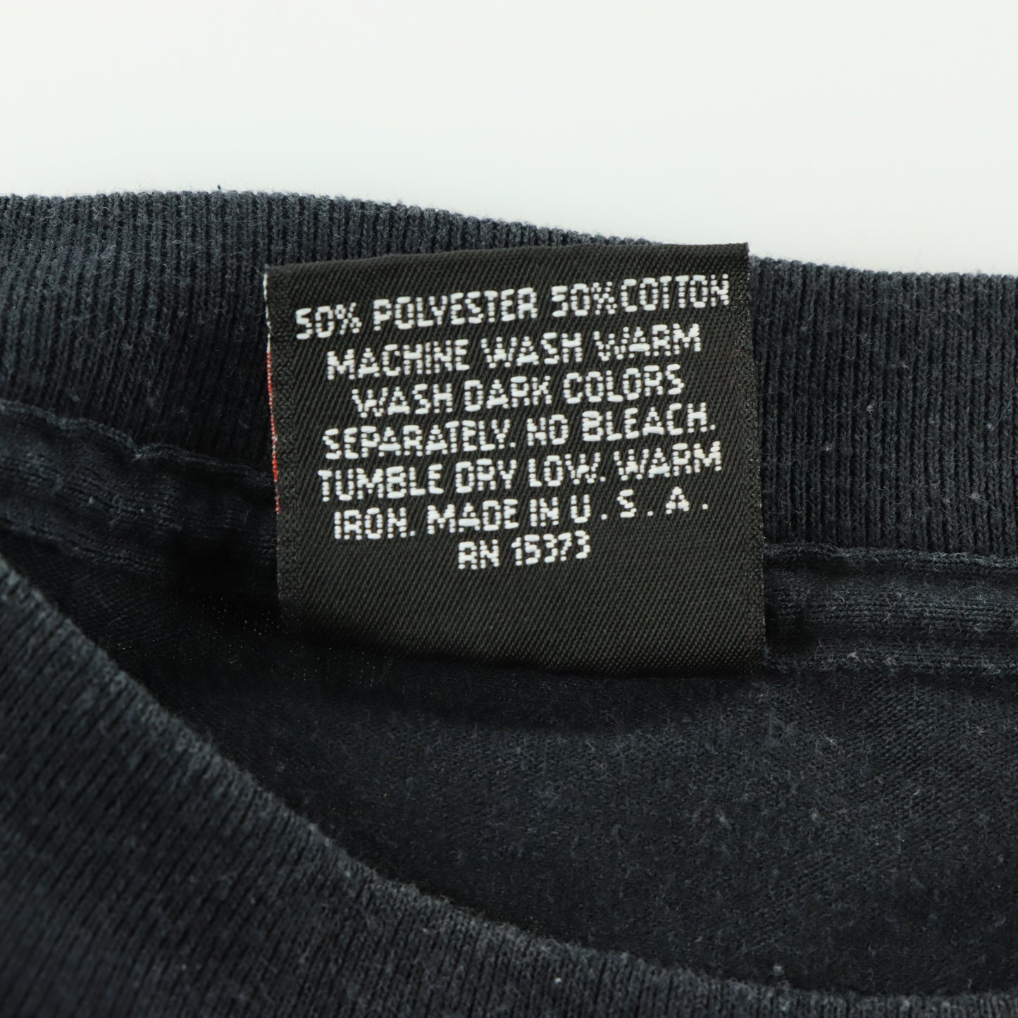 Vintage 90's HARLEY DAVIDSON x 3D EMBLEM "Ride With The Wind" Single Stitch Spring Rally Tee USA Made (L-XL)