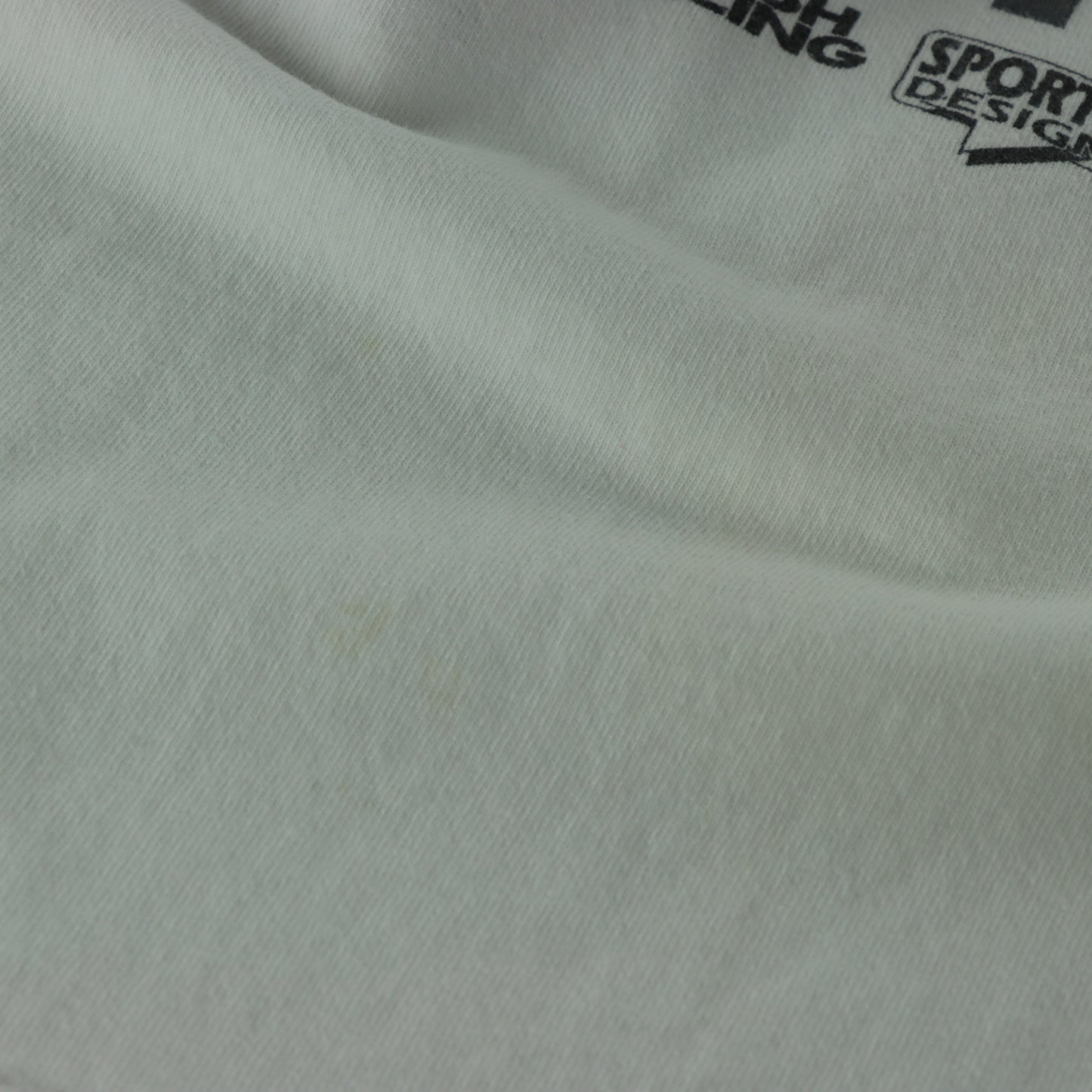 Vintage 1995 Ted Musgrave 'Distant Thunder Tour' NASCAR Double Sided White Single Stitch HANES Tee (L)