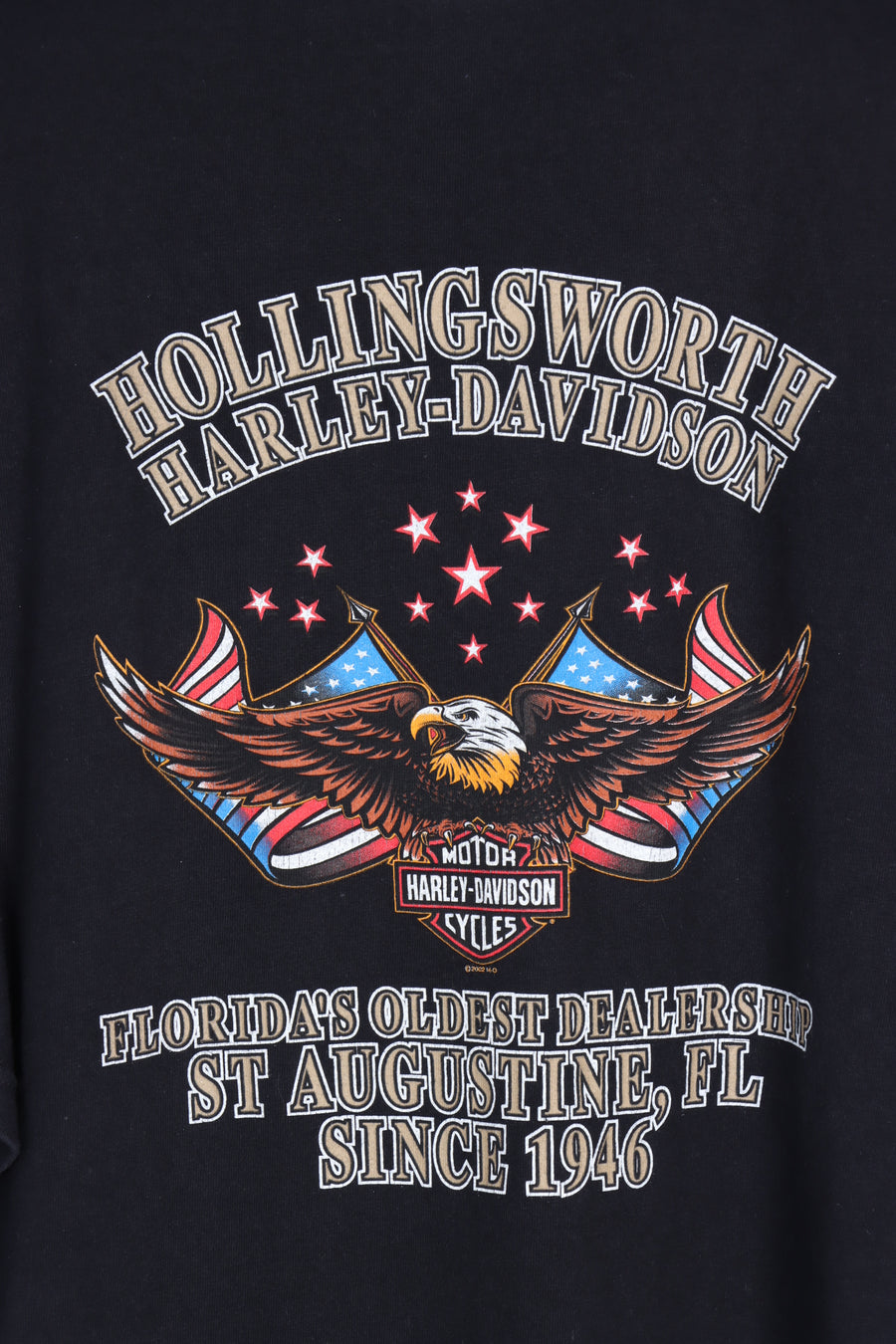 HARLEY DAVIDSON Eagle Wings Florida's Oldest Dealership Graphic Tee (XXL)