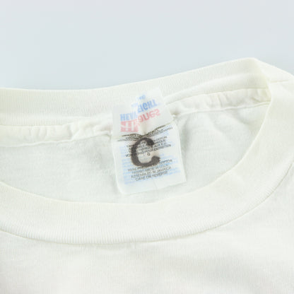 Vintage 1995 Ted Musgrave 'Distant Thunder Tour' NASCAR Double Sided White Single Stitch HANES Tee (L)