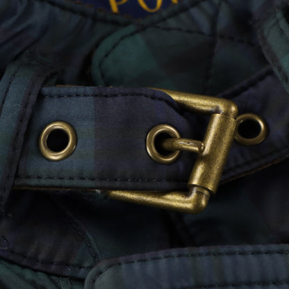 POLO RALPH LAUREN Plaid Quilted Corduroy Buckle Collar Vest (M)