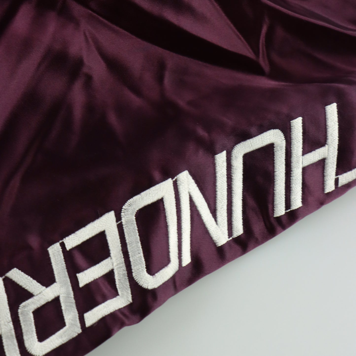 Vintage Ford 'Thunderbird' Bill Elliot NASCAR Embroidered Racing Bomber Jacket (M)