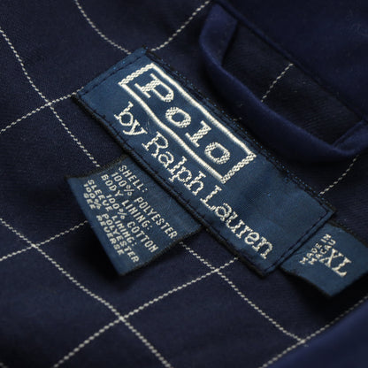 POLO RALPH LAUREN 'Harrington' Embroidered Logo Navy Jacket (XL)