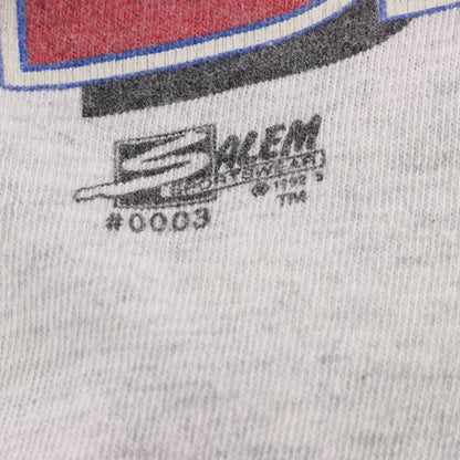 Vintage 1992 "USA Basketball Dream Team" Olympic Caricature Light Heather Grey USA Made T-Shirt (M)